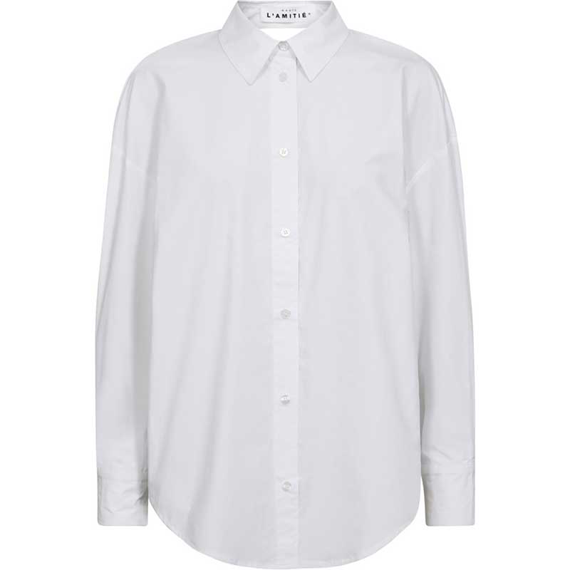 Haute L'Amitié Twist Bow Shirt White