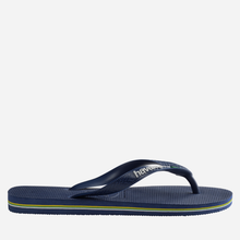 Havaianas Brasil Logo Sandal Navy Blue
