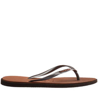 Havaianas Slim Point Sandal Dark Brown
