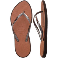 Havaianas Slim Point Sandal Dark Brown