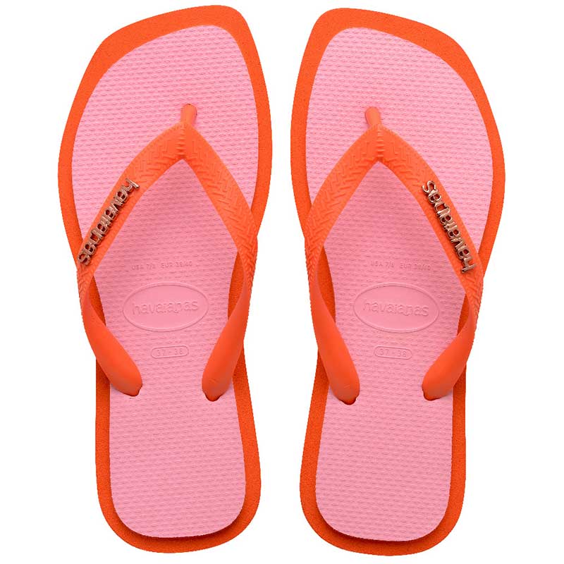 Havaianas Top Square Fusion Sandal Sunset Orange