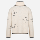 Hést Iben Zip jakke i beige-5