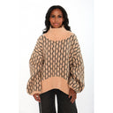 Hést Fam New Pattern Sweater Beige