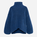 Hést Fam Patch Short Sweater True Navy