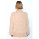 Hést Fam Short Sweater Light Beige Melange