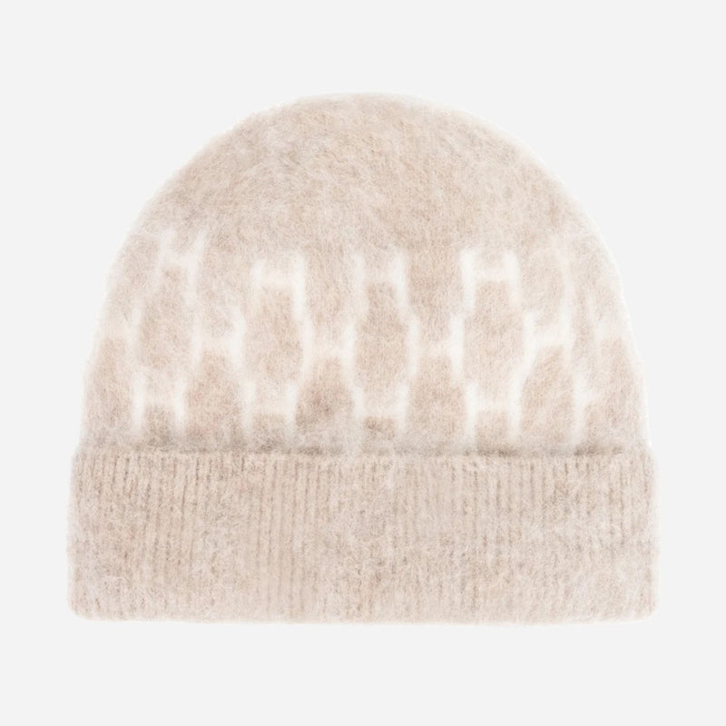 Hést Gera Beanie Light Brown Melange