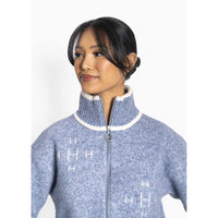 Hést Iben Zip Jacket Faded Denim