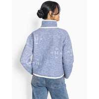 Hést Iben Zip Jacket Faded Denim