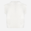 Hést Pernille Vest White Alyssum - J BY J Fashion