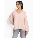 Hést Sofie V-Neck Sweater Rose Smoke