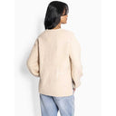 Hést Sofie V-Neck Sweater Summer Sand