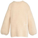 Hést Sofie V-Neck Sweater Summer Sand