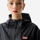 Hunter Andrea PU Rain Coat Black
