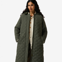 Hunter Somerset Quilted jakke i army grøn-3