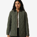 Hunter Witton Quilted jakke i army grøn-2