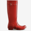 Hunter Womens Original Tall Gloss Boot Military Red