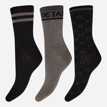 Hype The Detail 21555-75-1001 Socks 3-Pack Black/Grey