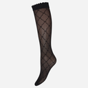 Hype The Detail 46113-1100 Knee High Logo Socks Black