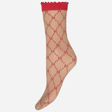 Hype The Detail 21113-6100 Logo Socks Red - J BY J Fashion