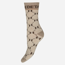 Hype The Detail 21563-75-1103 Socks W/ Lurex Beige - J BY J Fashion