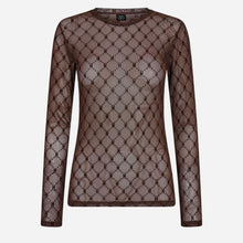 Hype The Detail 300-14-89 Mesh Blouse Brown