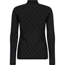 Hype The Detail 315-14-9 Mesh Turtle Neck Black - J BY J Fashion