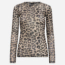 Hype The Detail 320-14-56 Mesh Blouse W/ Print Leo