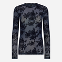 Hype The Detail 851-14-49 Mesh Blouse Navy