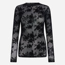 Hype The Detail 851-14-9 Mesh Blouse Black