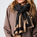 Hype The Detail 950-3 Scarf Logo Black - J BY J Fashion