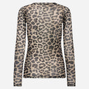 Hype The Detail 320-14-56 Mesh Blouse W/ Print Leo