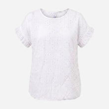 J By J Embroidery bluse i hvid-1