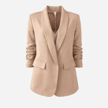 J By J 10207 S/S Blazer Warm Sand