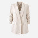 J By J 10207 S/S Blazer Creme