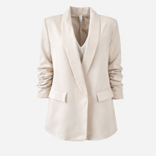 J By J 10207 S/S Blazer Creme
