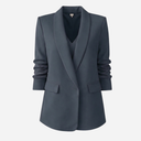 J By J 10207 S/S Blazer Dark Grey