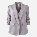 J By J 10207 S/S Blazer Grey