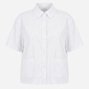 J By J 133 SS Cotton Shirt White