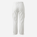 J By J 1385 Stretch Cargo Jeans White