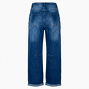 J By J 1702 Loose stretch jeans Dark Blue