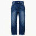 J By J 1702 Loose stretch jeans Dark Blue