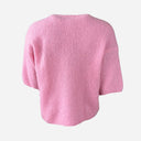 J By J 1715 S/S O-Neck Mohair Knit Light Pink