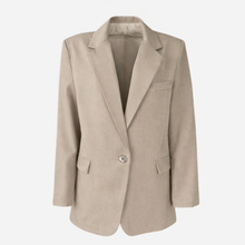 J By J 18164 Loose Blazer Beige