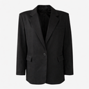 J By J 18164 Loose Blazer Black