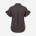 J By J 2125 SS Cotton Shirt Brown