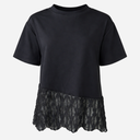 J By J 25877 Lace Tee Black