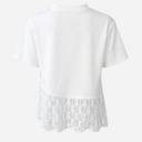 J By J 25877 Lace Tee White