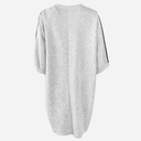J By J 25971 Oversize Sweat Dress Light Grey Melange