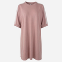 J By J 25971 Oversize Sweat Dress Old Rose