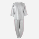 J By J 25972 Viscose Sweat Suit Grey/Pink